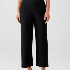 Eileen Fisher Washable Stretch Crepe Stretch Pull On Straight Pant size Small